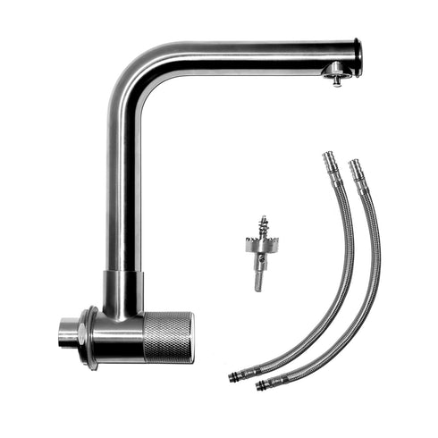 Camper Faucet - Hot Water - Foldable, Stainless Steel – Queensize Camper