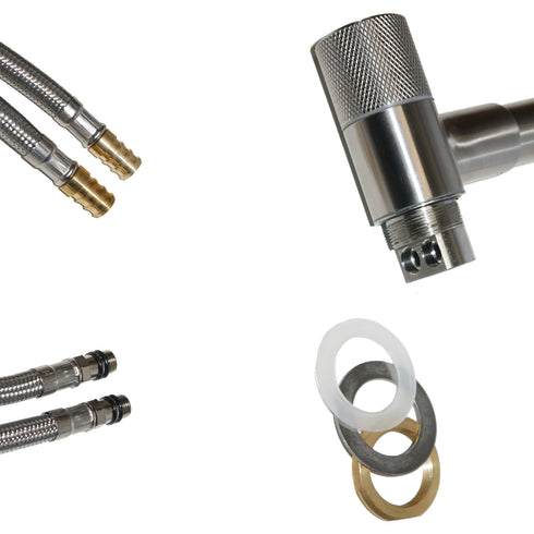 Camper Faucet - Hot Water - Foldable, Stainless Steel – Queensize Camper