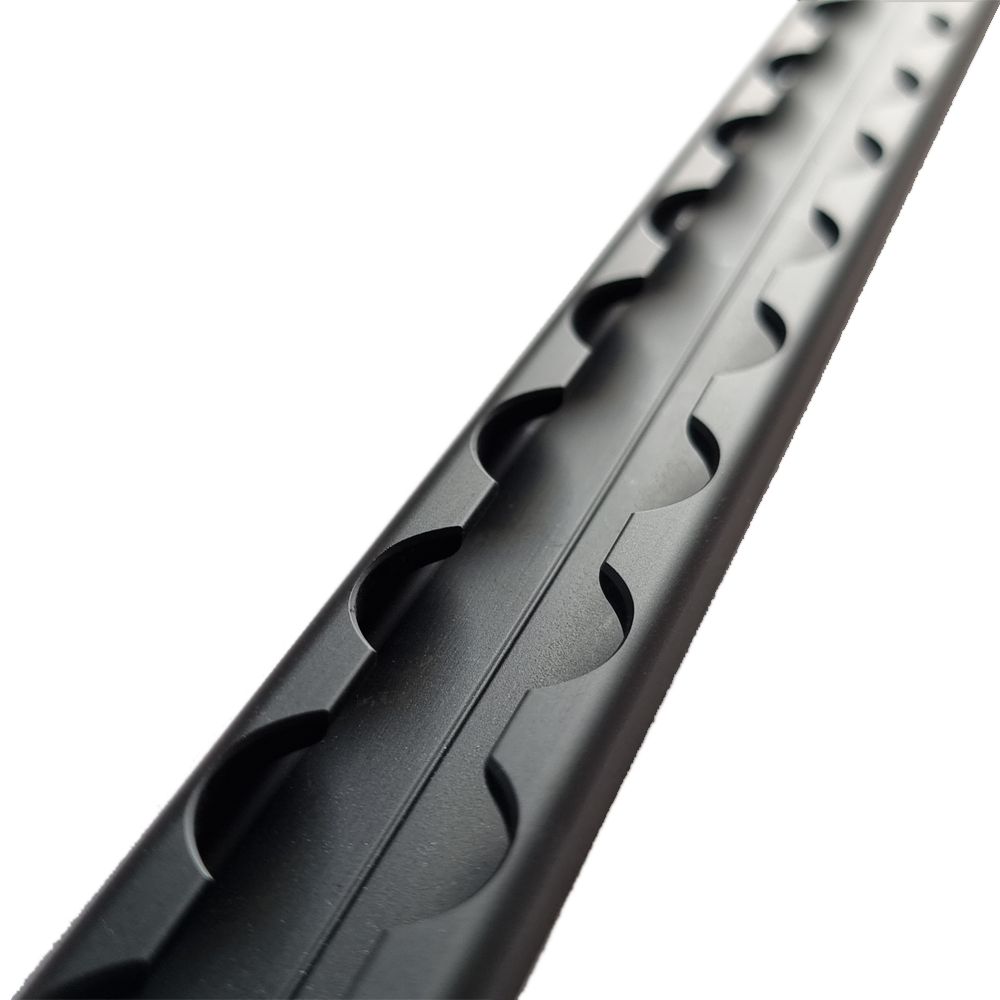 SLIM L-TRACK – ANODIZED, BLACK, 77.75“/1975MM – SEALAND-PRO