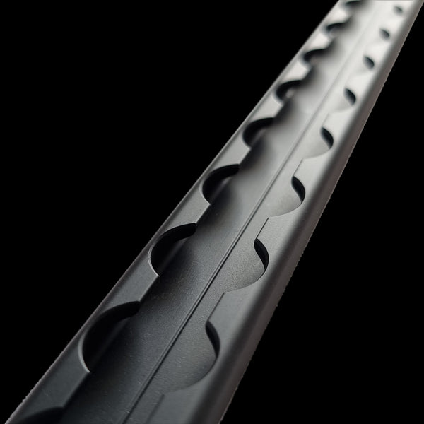 SLIM L-TRACK – ANODIZED, BLACK, 77.75“/1975MM – SEALAND-PRO