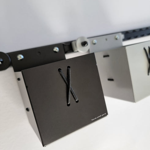 Box Single, Black or Silver, Multi-L-Track – Sealand-pro