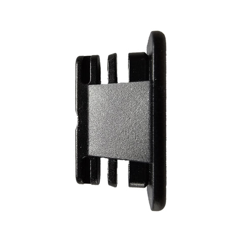 End Cap Flat –for Slim Airline L-Track, Black – Sealand-Pro