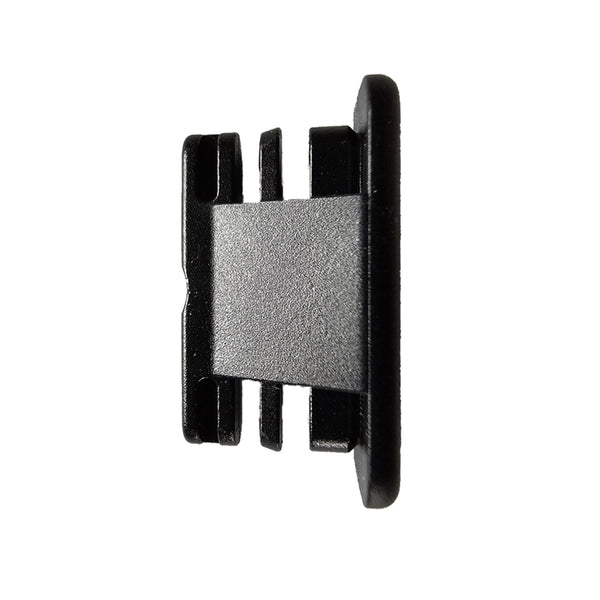 End Cap Flat –for Slim Airline L-Track, Black – Sealand-Pro