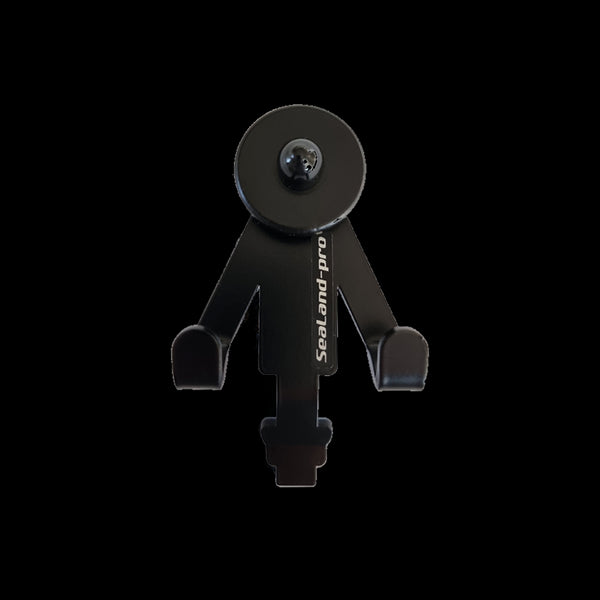 Hookbar Vertical, Black – Airline L-Track – Sealand-pro