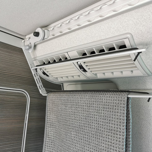 TOWEL BAR, BLACK OR SILVER, MULTI – L-TRACK – SEALAND-PRO