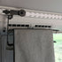 TOWEL BAR, BLACK OR SILVER, MULTI – L-TRACK – SEALAND-PRO