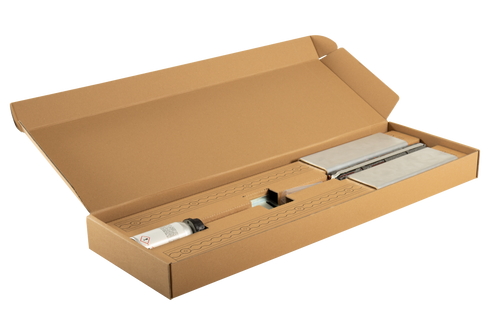 Heavy-duty aluminum Smartfloor single seat mounting plate and hardware for van seat installation.