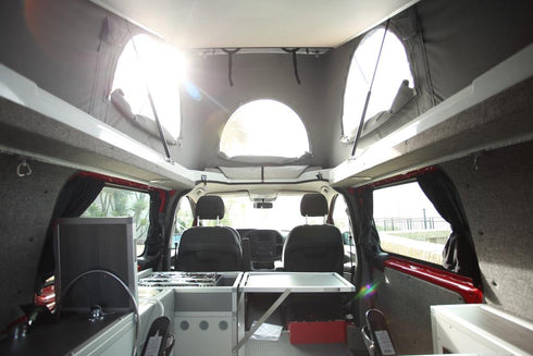 Terra Camper , Complete Interiors, Cabinetery, and bed platform kits for Mercedes Metris