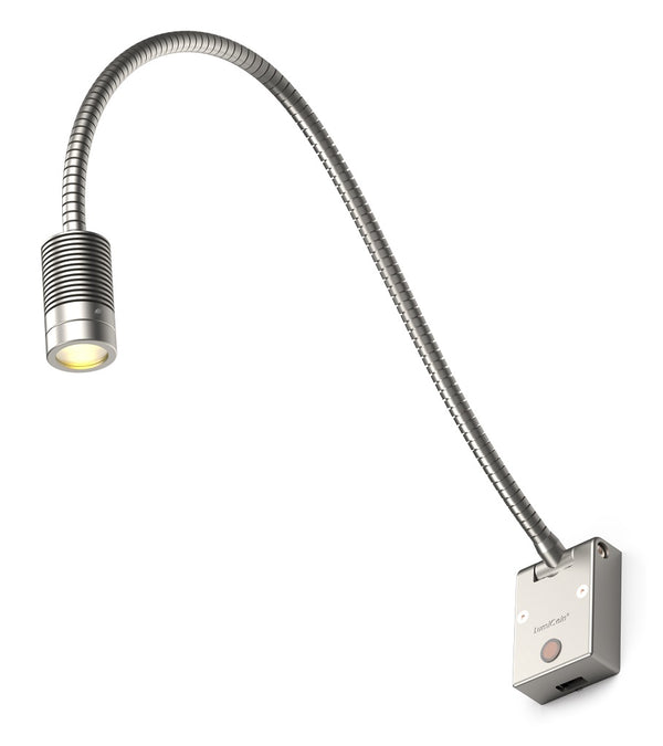 LUMIBEAM FLEX XD30 Interior LED Light – WARM WHITE + Option Red –Silver Body - Lumicoin