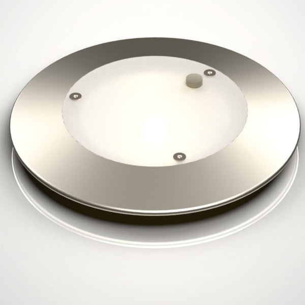 LILU DUAL Interior LED Light – WARM + COLD WHITE – Silver Aluminum Body - Lumicoin