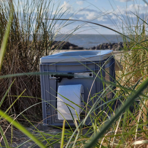 TOILET PAPER DISPENSER MULTI, BLACK – L-TRACK – SEALAND-PRO