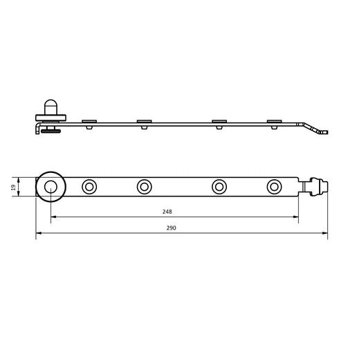 Pocket Carrier 4 for M and L Vantale Pockets– Airline L-Track – Sealand-pro