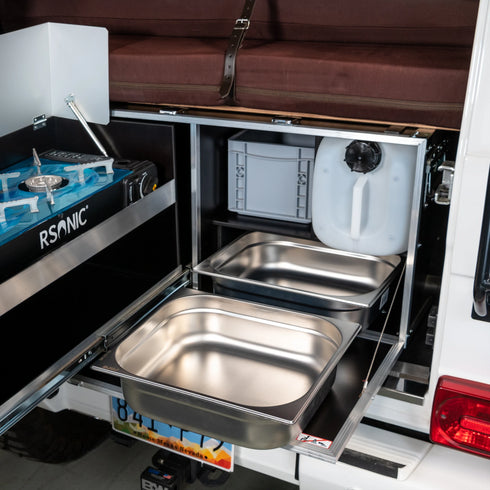 Camper Module – G-Box – for 4-door MB G-Wagon, up to 2018 – Ququq