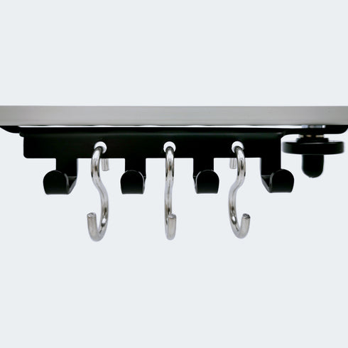 S-HOOKS – SET OF 3 - ADDITIONAL HANGING OPTION WITH HORIZONTAL OR HANGING HOOK BAR – AIRLINE L-TRACK – SEALAND-PRO