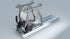 Heavy-duty aluminum Smartfloor single seat mounting plate and Smartleg seat base for van seat installation.