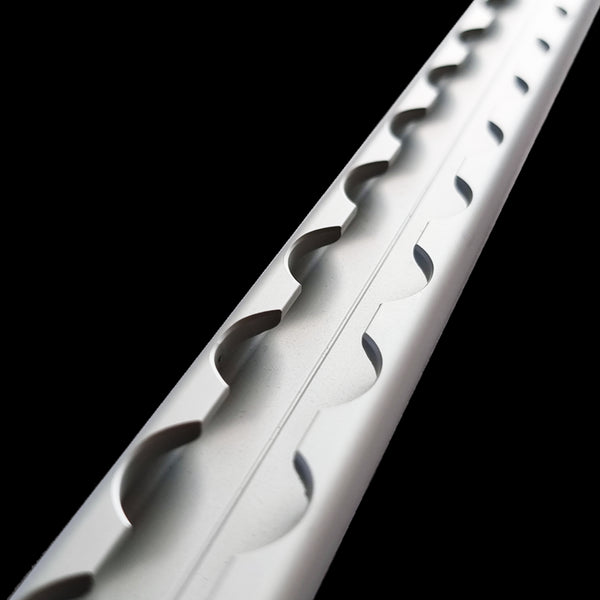 SLIM L-TRACK – ANODIZED, SILVER 39.37“/1000MM – SEALAND-PRO