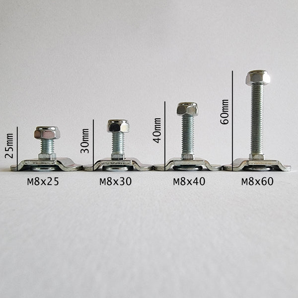 SCREW FITTING – AIRLINE L-TRACK – M8 25-60 MM – SEALAND-PRO