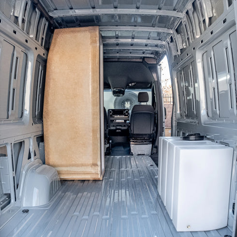 FRP Shower Booth for MB Sprinter & Ford Transit – Rough Road Equipment