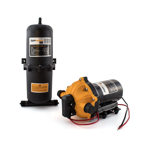 Water Pressure System Bundle - Pressure Pump & Accumulator Tank 12V or 24V – tigerexped