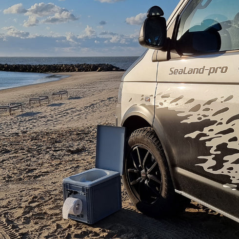 TOILET PAPER DISPENSER MULTI, BLACK – L-TRACK – SEALAND-PRO