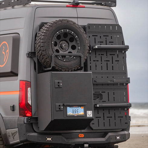 Spare Wheel Carrier for Rear Cargo Carrier – XBULL