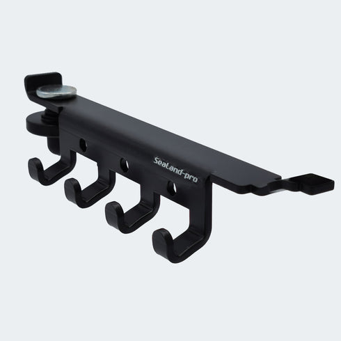 Hookbar Hanging, Black – Airline L-Track – Sealand-pro