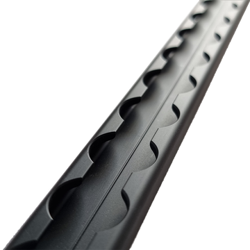 SLIM L-TRACK – ANODIZED, BLACK, 39.37“/1000MM – SEALAND-PRO