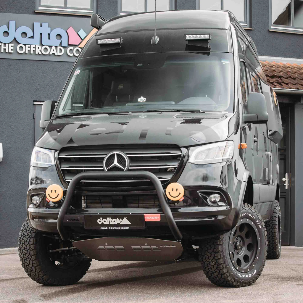 17" Klassik_B Alloy Wheels for Sprinter – Black – Delta 4x4