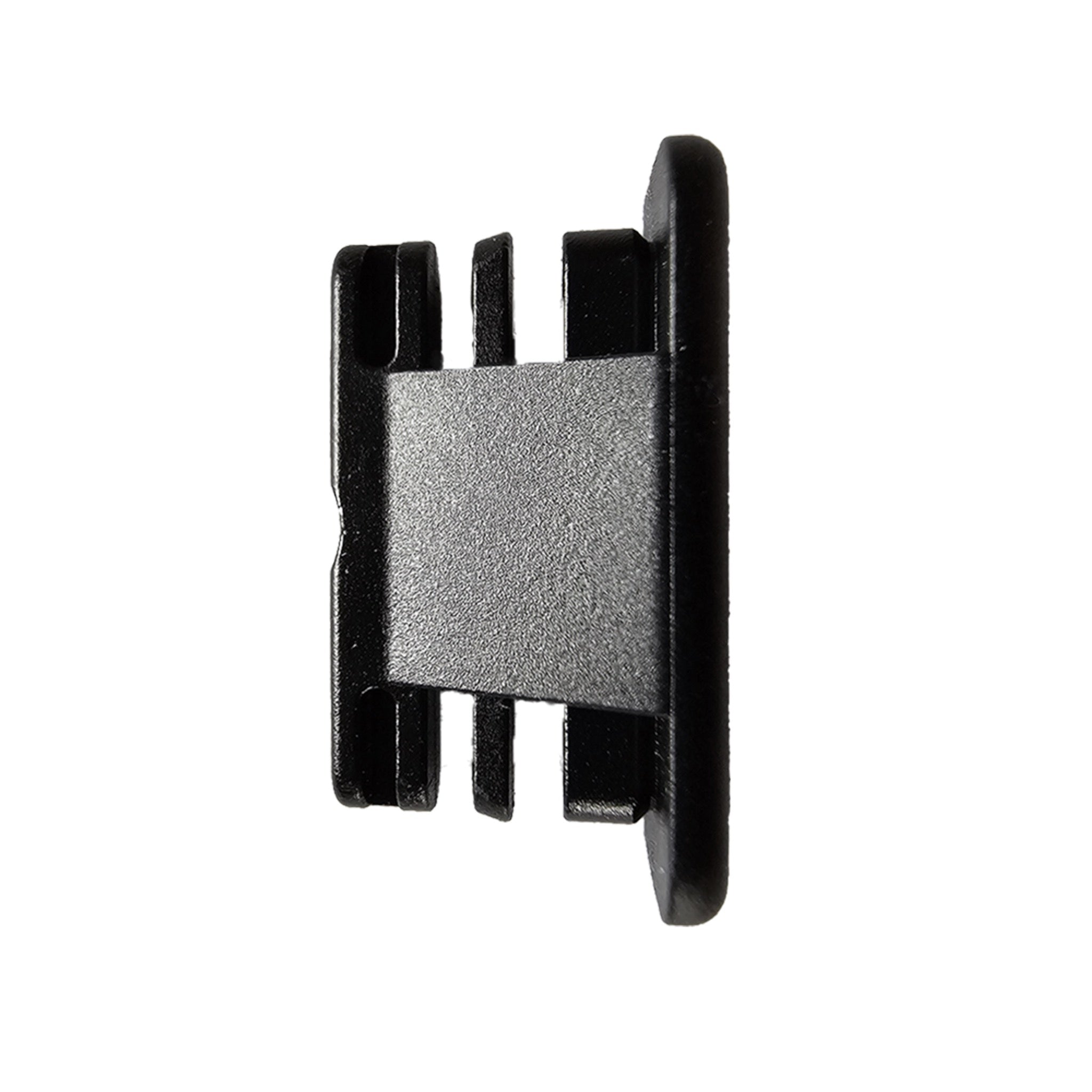 End Cap Flat –for Slim Airline L-Track, Black – Sealand-Pro