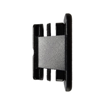 End Cap Flat –for Slim Airline L-Track, Black – Sealand-Pro