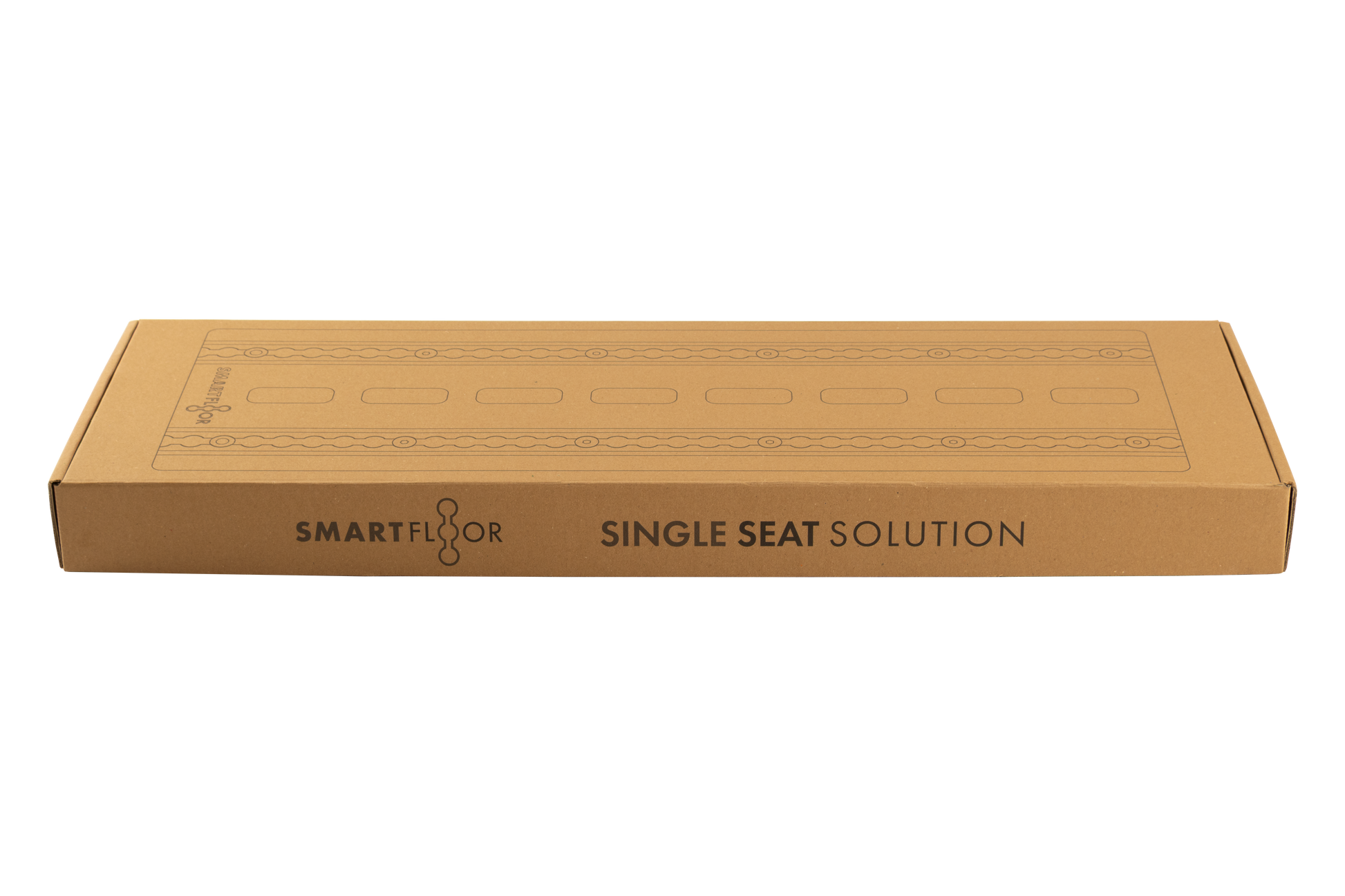 Heavy-duty aluminum Smartfloor single seat mounting plate and hardware for van seat installation.