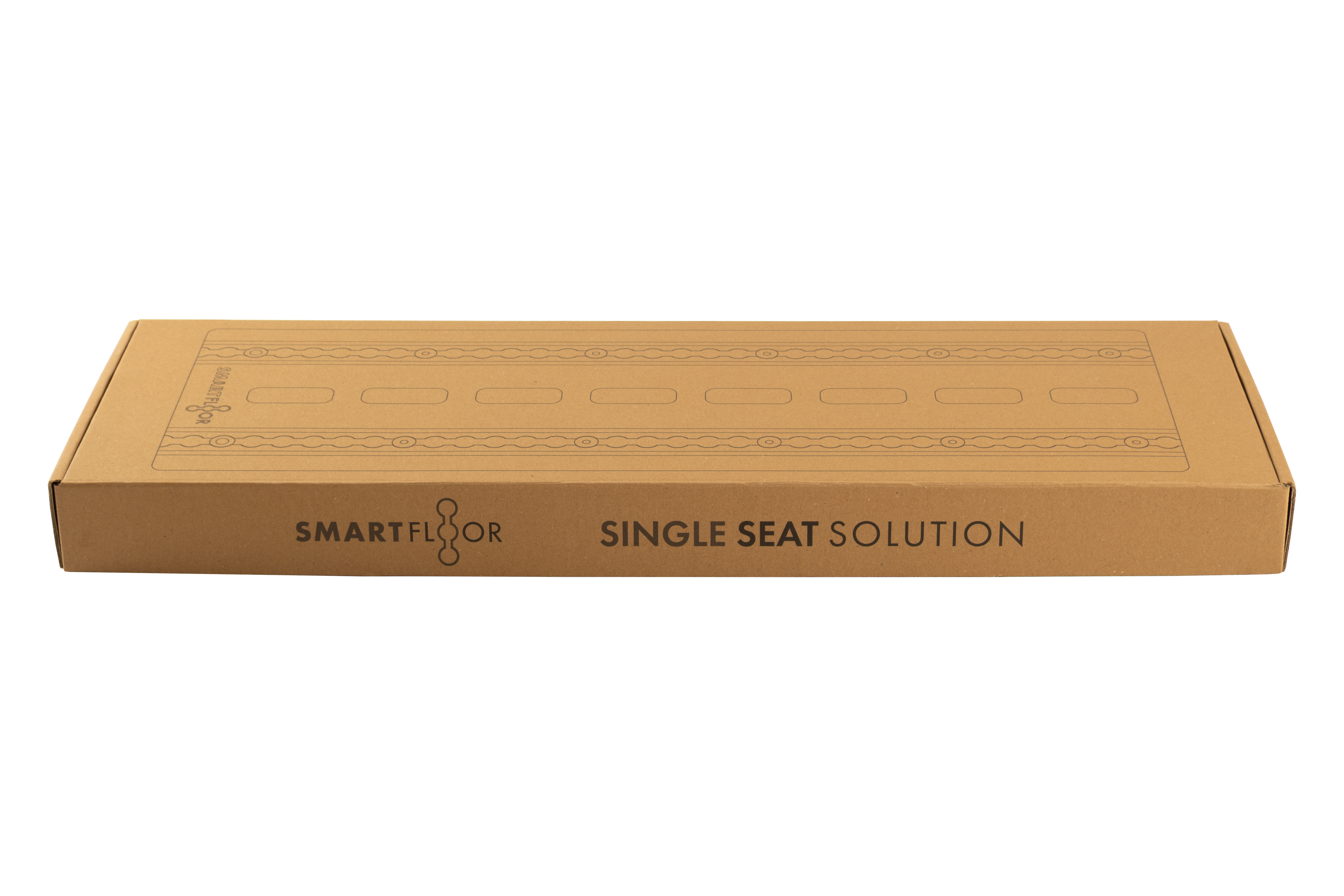 Heavy-duty aluminum Smartfloor single seat mounting plate and hardware for van seat installation.