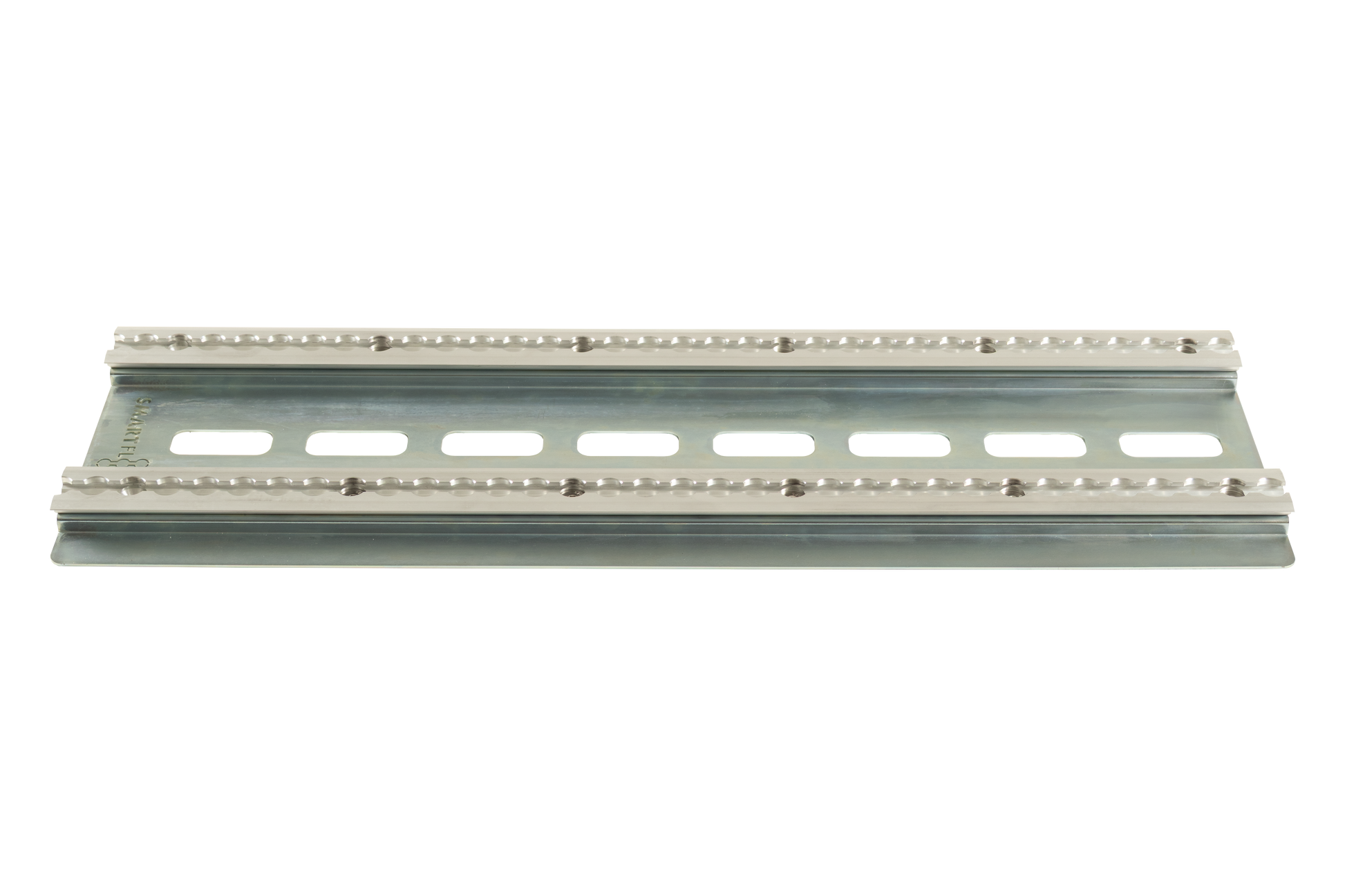 Heavy-duty aluminum Smartfloor single seat mounting plate and hardware for van seat installation.