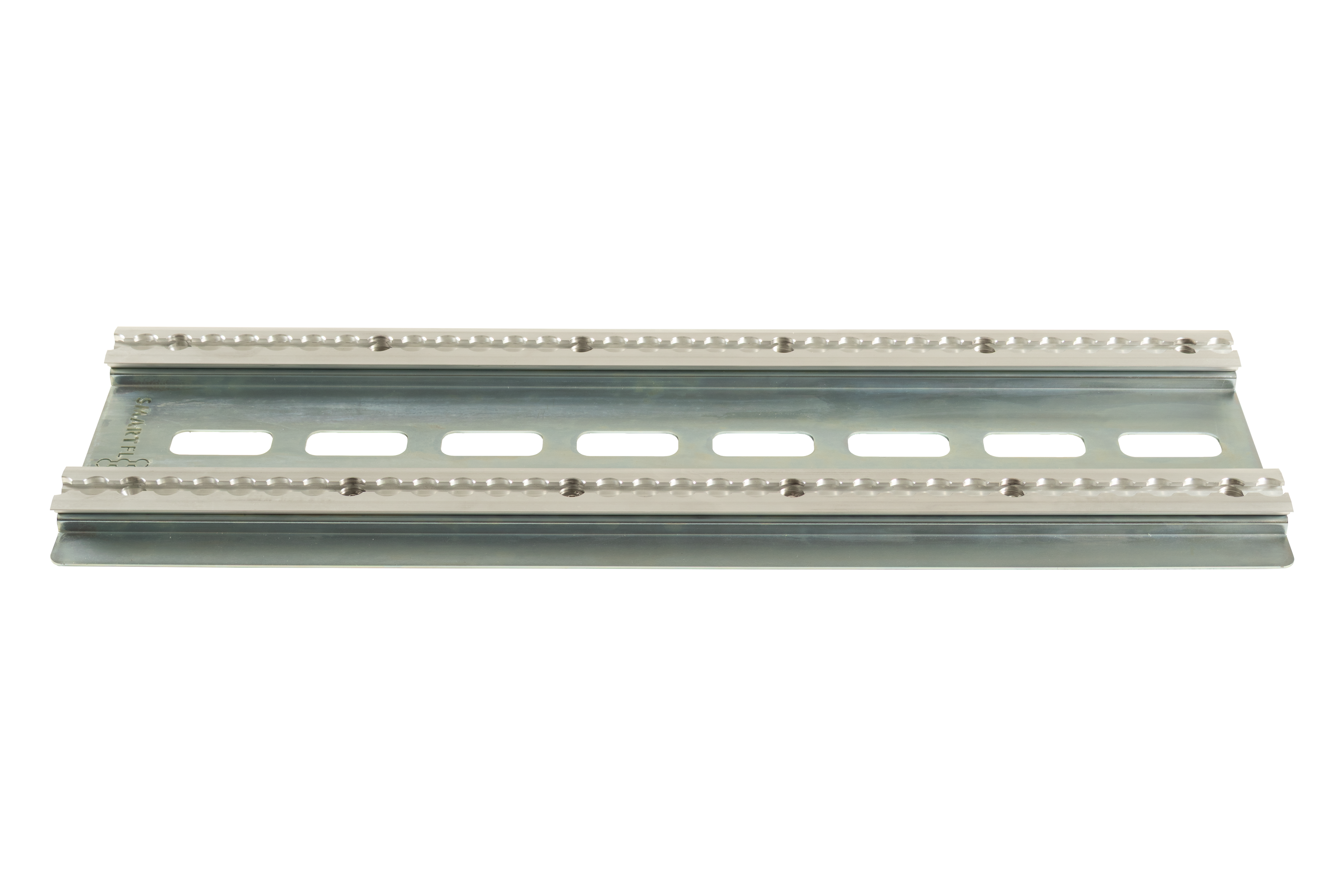 Heavy-duty aluminum Smartfloor single seat mounting plate and hardware for van seat installation.