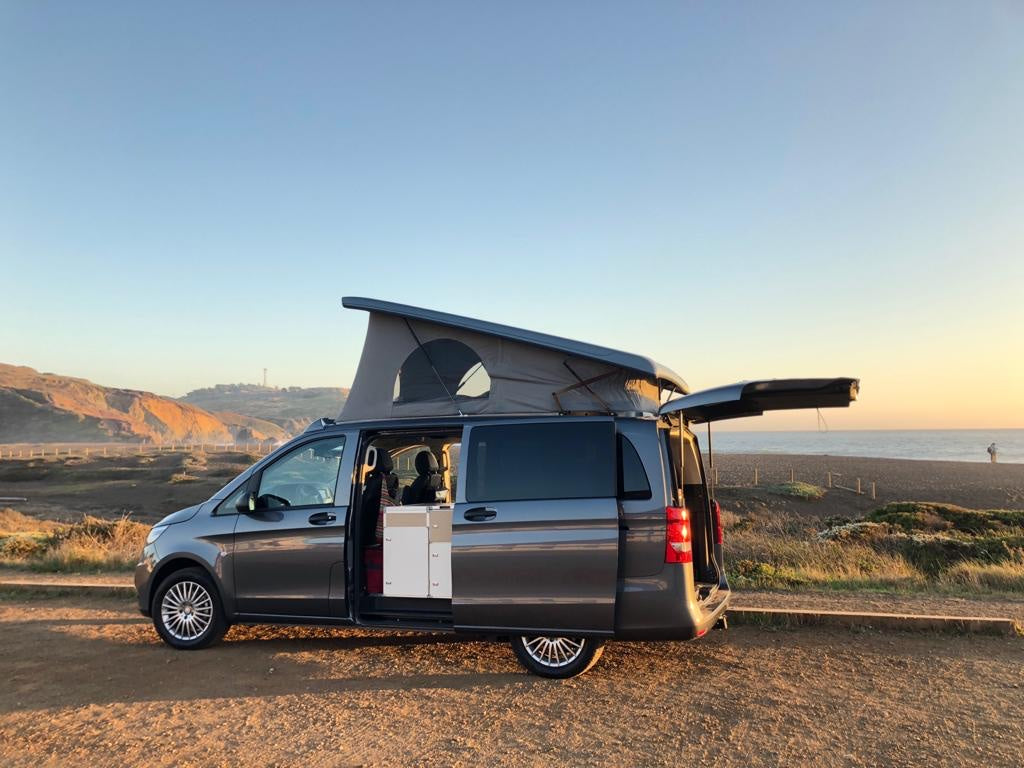 Terra Camper , Complete Interiors, Cabinetery, and bed platform kits for Mercedes Metris