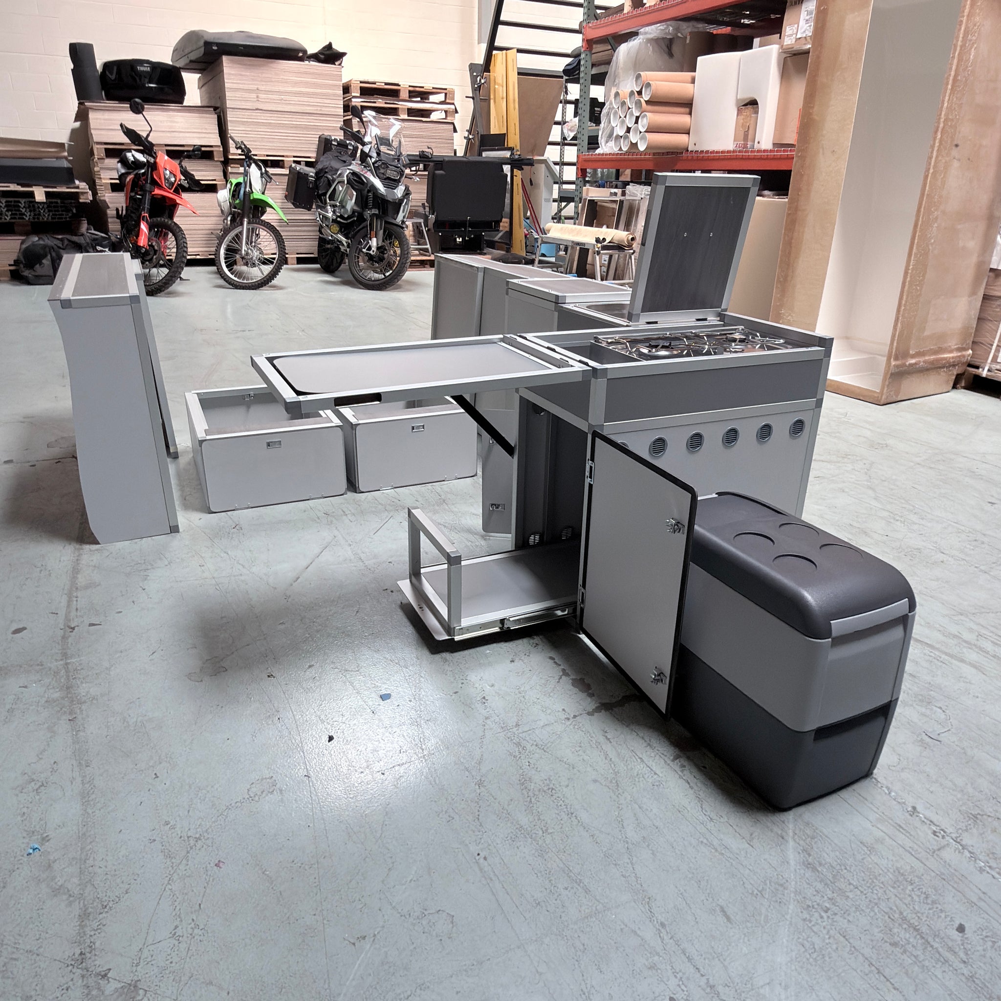 Terra Camper , Complete Interiors, Cabinetery, and bed platform kits f