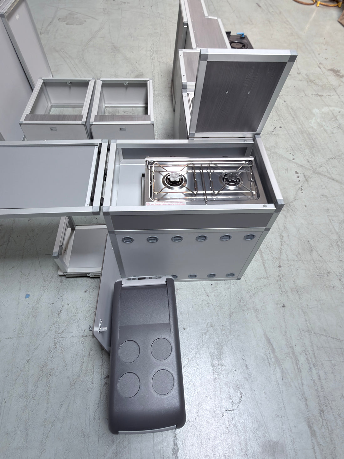 Terra Camper , Complete Interiors, Cabinetery, and bed platform kits for Mercedes Metris
