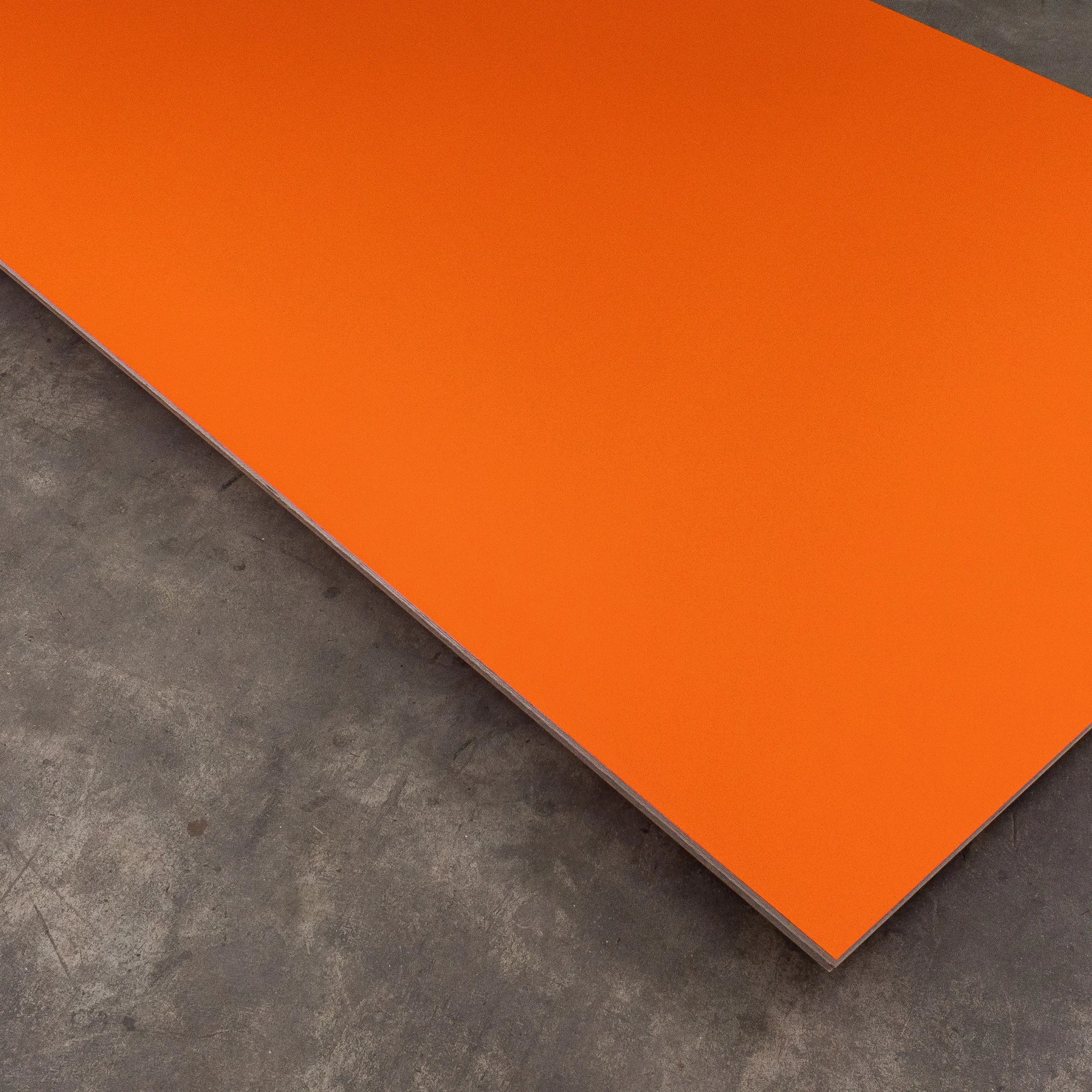 Lightweight Multiplex Sheet – Orange Pearl Matte HPL – Queenply