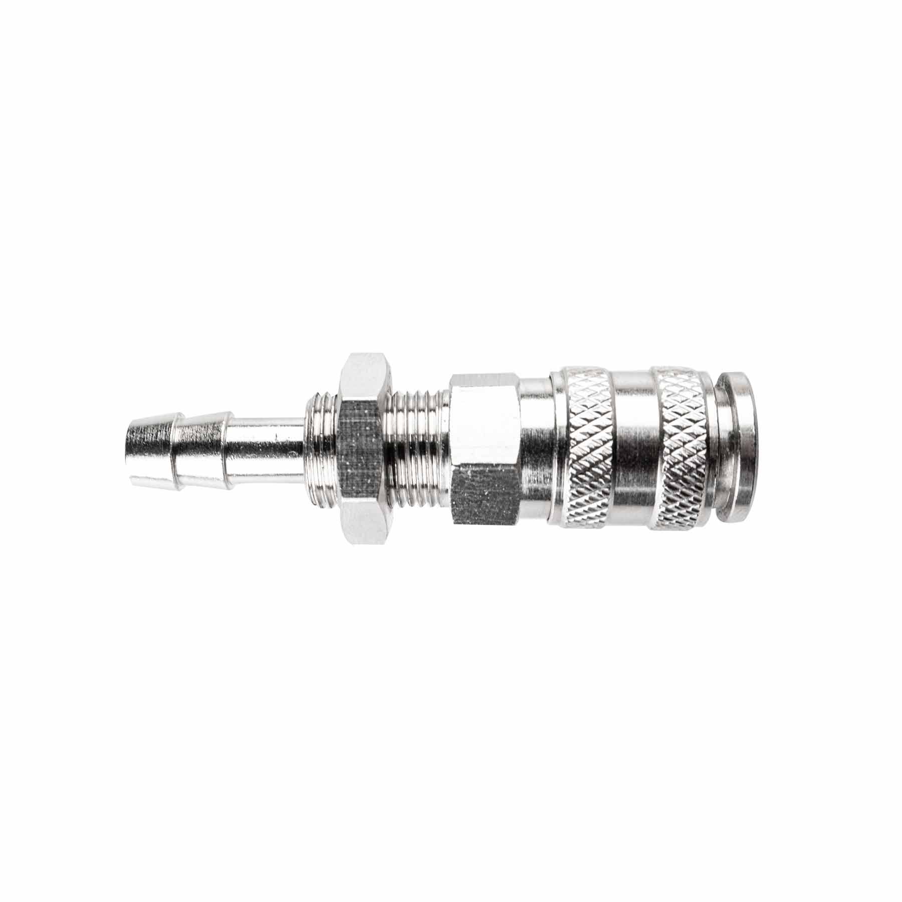 Quick Coupling - Bulkhead Mounting - with 10mm Nozzle, Stainless Steel – Queensize Camper