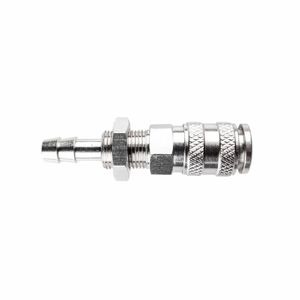 Quick Coupling - Bulkhead Mounting - with 10mm Nozzle, Stainless Steel – Queensize Camper