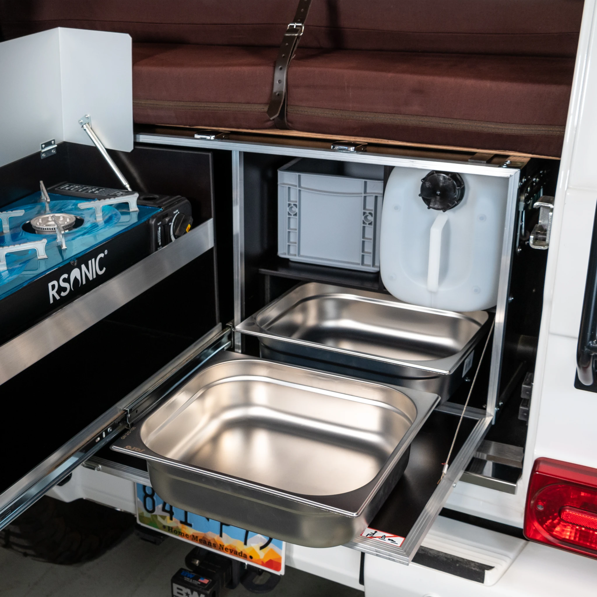 Camper Module – G-Box – for 4-door MB G-Wagon, up to 2018 – Ququq