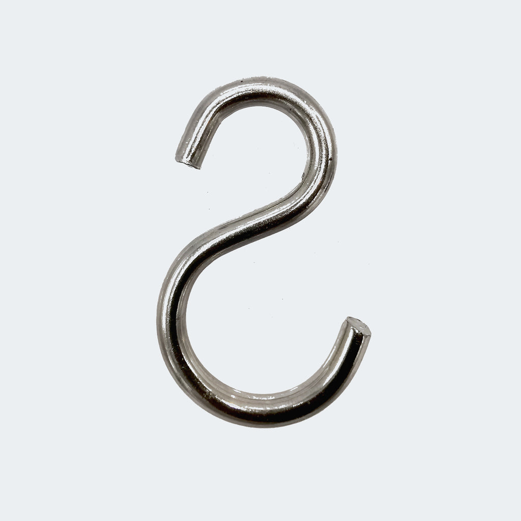 S-HOOKS –  SET OF 3 - ADDITIONAL HANGING OPTION WITH HORIZONTAL OR HANGING HOOK BAR – AIRLINE L-TRACK – SEALAND-PRO