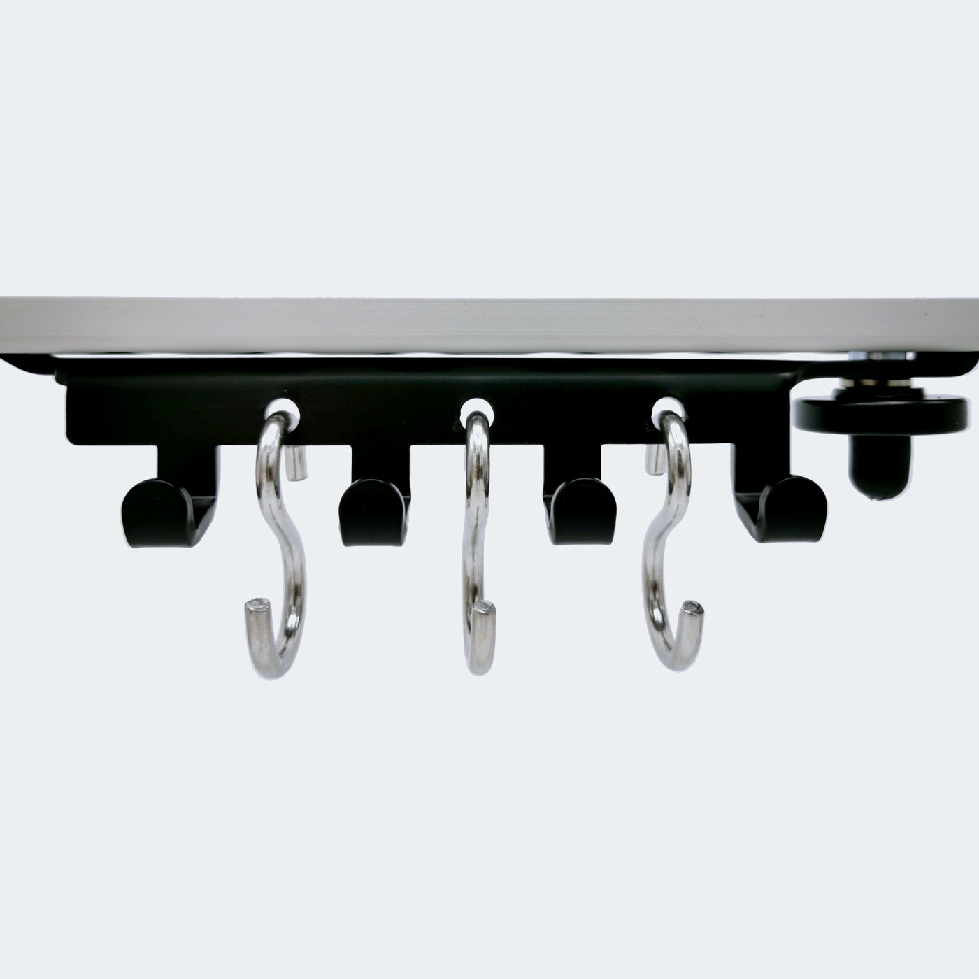 S-HOOKS –  SET OF 3 - ADDITIONAL HANGING OPTION WITH HORIZONTAL OR HANGING HOOK BAR – AIRLINE L-TRACK – SEALAND-PRO
