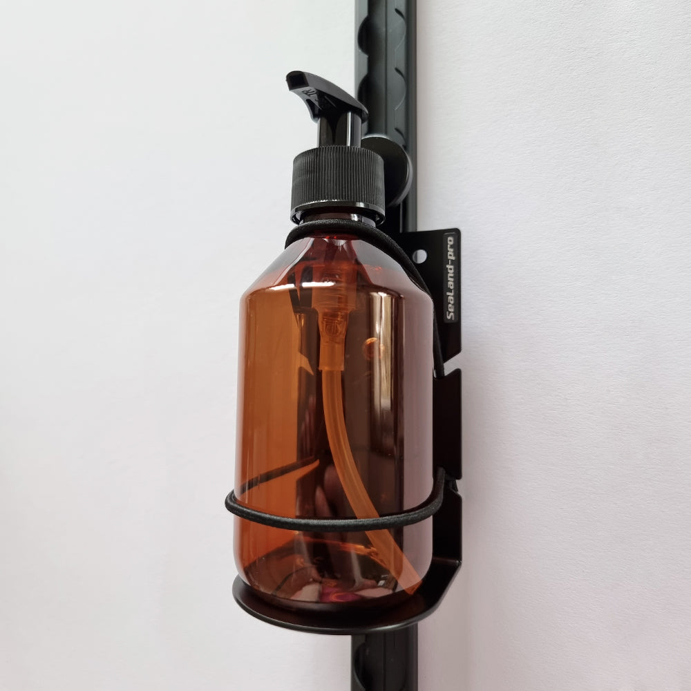 SOAP DISPENSER MULTI, BLACK – L-TRACK – SEALAND-PRO