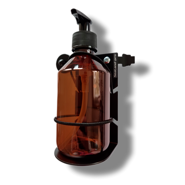 SOAP DISPENSER MULTI, BLACK – L-TRACK – SEALAND-PRO