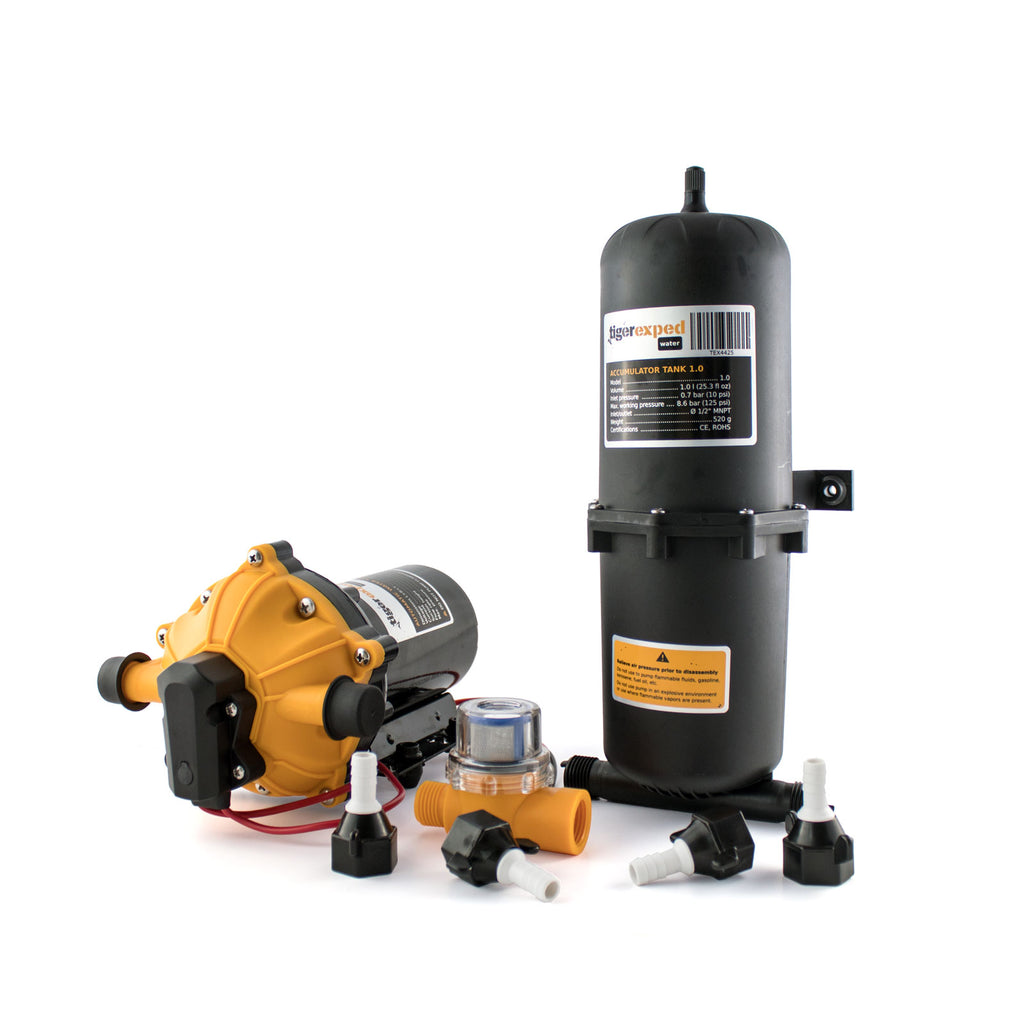Water Pressure System Bundle - Pressure Pump & Accumulator Tank 12V or 24V –  tigerexped