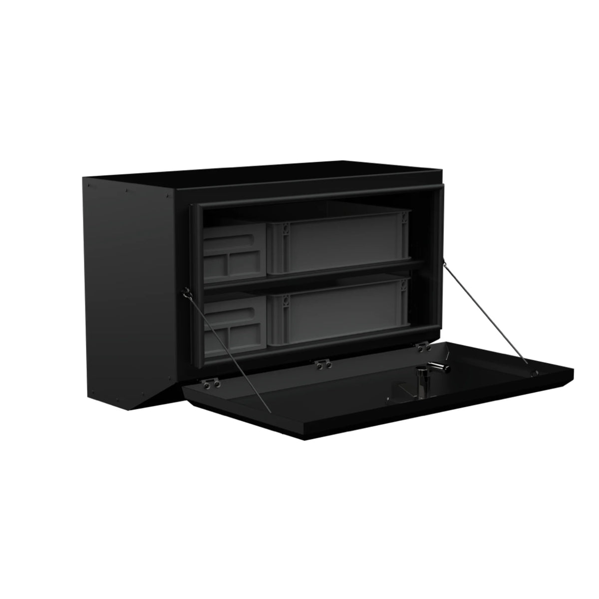 Sprinter Rear Tool Box XBULL Rear Cargo Box – Aluminum Storage boxes for Sprinter Vans - Rough ...