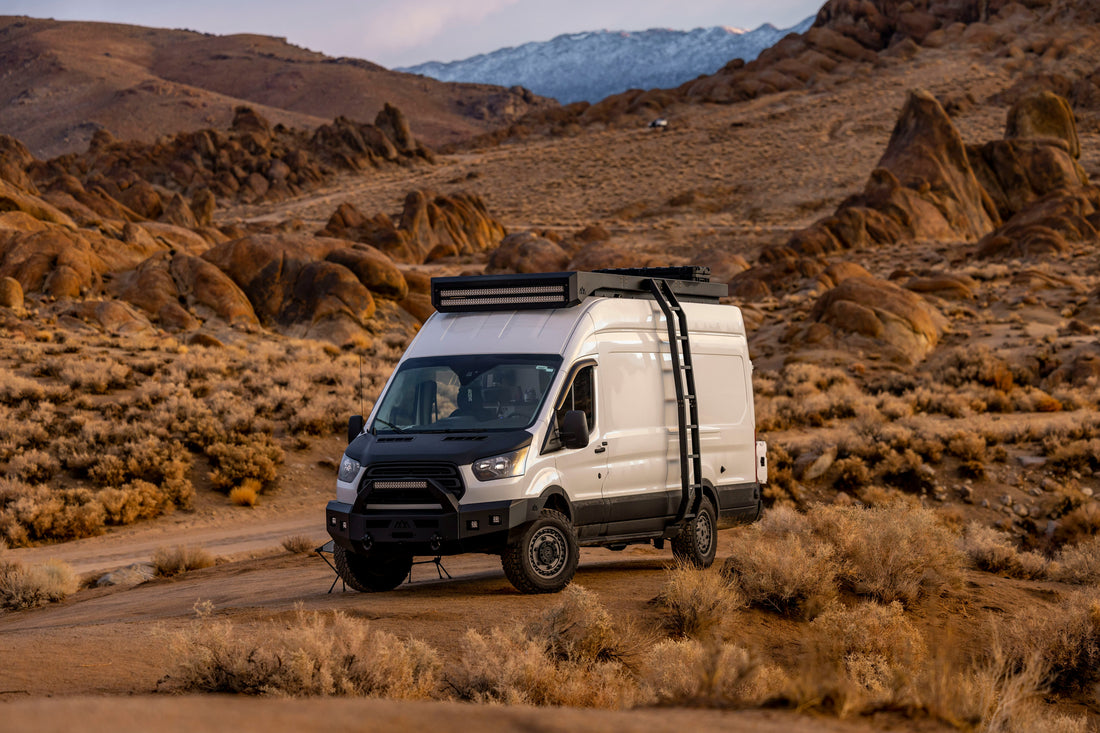 Ford Transit with a SmartFloor modular aluminum floor